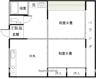 クラインハウス【2階】の間取り