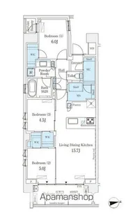 ライトテラス世田谷砧【2階】の間取り