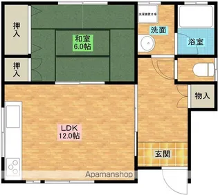 シュウハウス【1階】の間取り