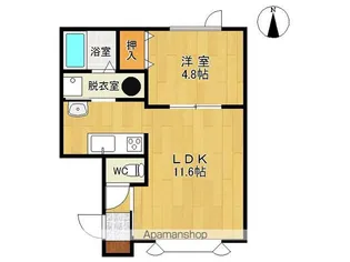 ステイハウスグランド1510【1階】の間取り
