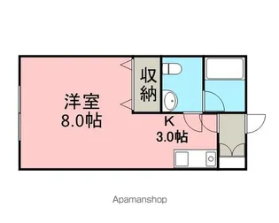 ポプリ恵み野【2階】の間取り