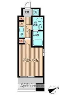 レジディア大森【11階】の間取り