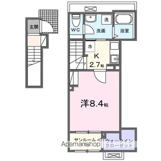 セレニテ C【2階】の間取り