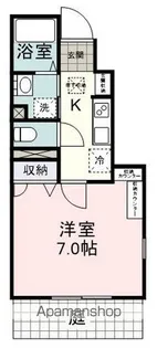 SコートⅣ【101号室】の間取り