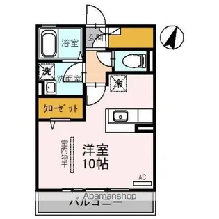 グランブリック【2階】の間取り