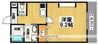 ジーイートワ【2階】の間取り