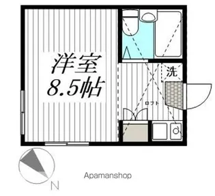 パレス杉田Ⅶ【103号室】の間取り
