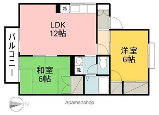 エスポワール34 D棟【D203号室】の間取り