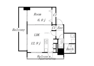 メルカーサ泉【9階】の間取り