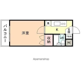 パープルハイム【4階】の間取り