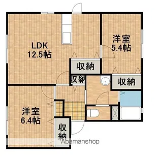 ウイル福田【2階】の間取り
