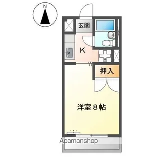 レジデンス犬山【302号室】の間取り