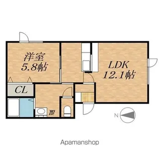 アルファーメゾン【2階】の間取り