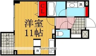 カスタリア三宿【2階】の間取り