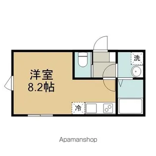 カーサ・ソラティオ東橋本【2階】の間取り
