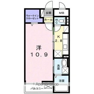 フォレスタ あけぼの【1階】の間取り
