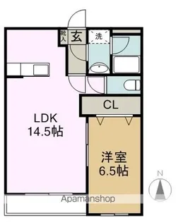 ゼファー【2階】の間取り