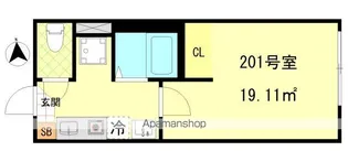アルマ西小岩【2階】の間取り