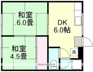 コーポ中山【1階】の間取り