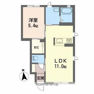 グランヴィル N棟【1階】の間取り