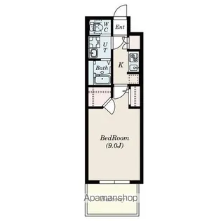 LA DOUCEUR志賀本通Ⅱ【1202号室】の間取り