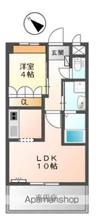 ブライテックライン【102号室】の間取り