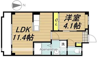 サンライズ氷川町【2階】の間取り