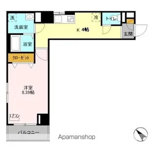 プリムヴェール【2階】の間取り