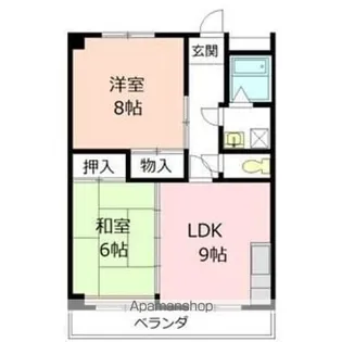 藤本コーポ【1階】の間取り