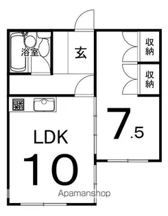 フジモトビル【5階】の間取り