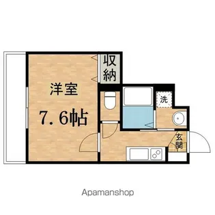 ダイヤモンドハイツ【3階】の間取り