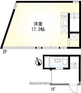 EBISU FOLIO Act.3【2階】の間取り