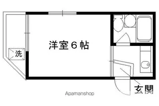 サンライズ藤森【301号室】の間取り