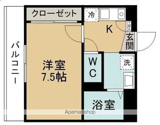 ベル・ドミール【105号室】の間取り
