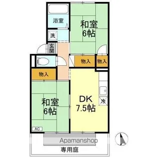 ラフィーネ A棟【1階】の間取り