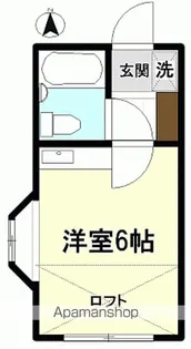 北白土ハイツ【105号室】の間取り