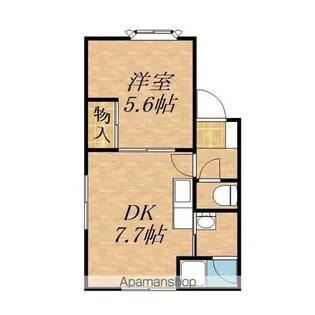 コーポトルース【2階】の間取り