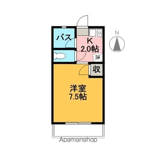 エバーグリーン【202号室】の間取り