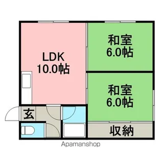 パークマンション佐々木【3階】の間取り