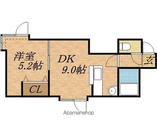 メイプルハイツⅡ【302号室】の間取り