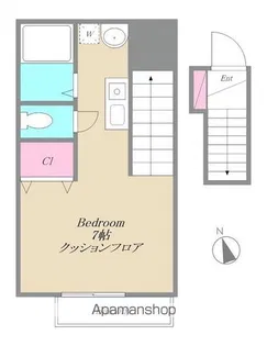 PISOⅡ【2階】の間取り