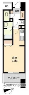 パークフラッツ五橋【13階】の間取り