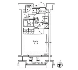 パークアクシス御茶ノ水ステージ【1階】の間取り