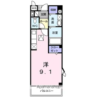 マーベラスB【1階】の間取り