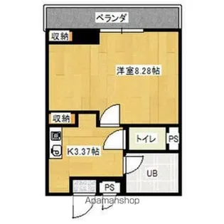 リブローネ南山【3階】の間取り