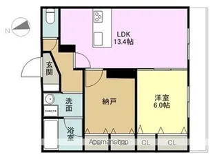 グランデクレシタ葵町【205号室】の間取り