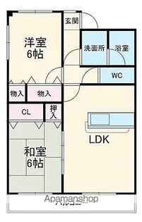 パークメゾン森本【2階】の間取り
