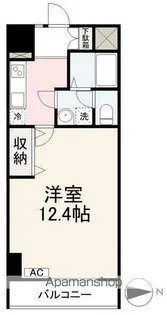 アパートメントSⅢ【202号室】の間取り