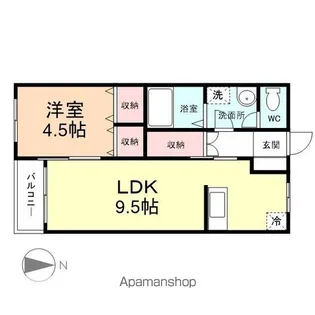 エクセルヒルズ B棟【2階】の間取り