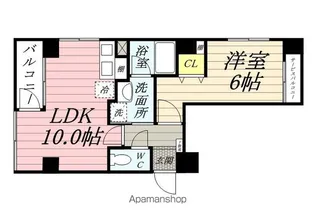 エスターテ大藤【1階】の間取り